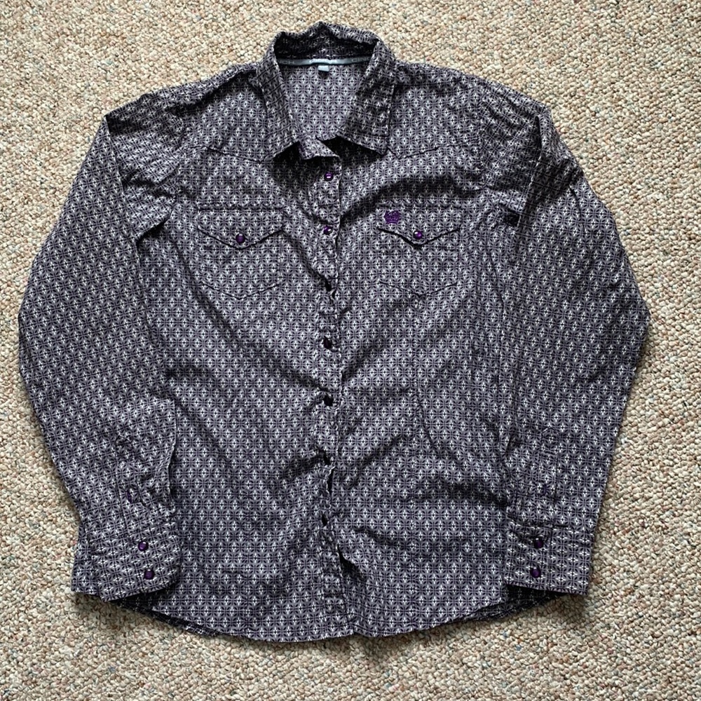 Cinch Western Cowgirl Shirt. XL